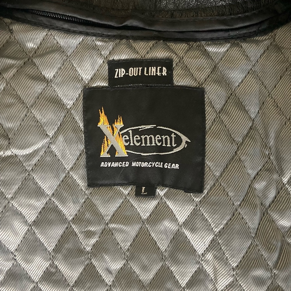 X Element Leather Motorcycle Jacket - image 7